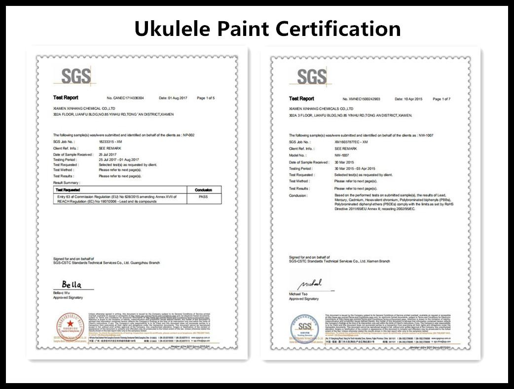 Ukulele certifications
