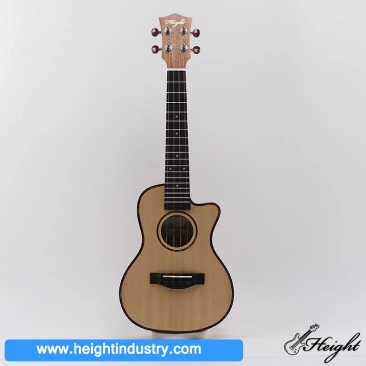 23 Inch Sapele Wood Cutaway Ukulele