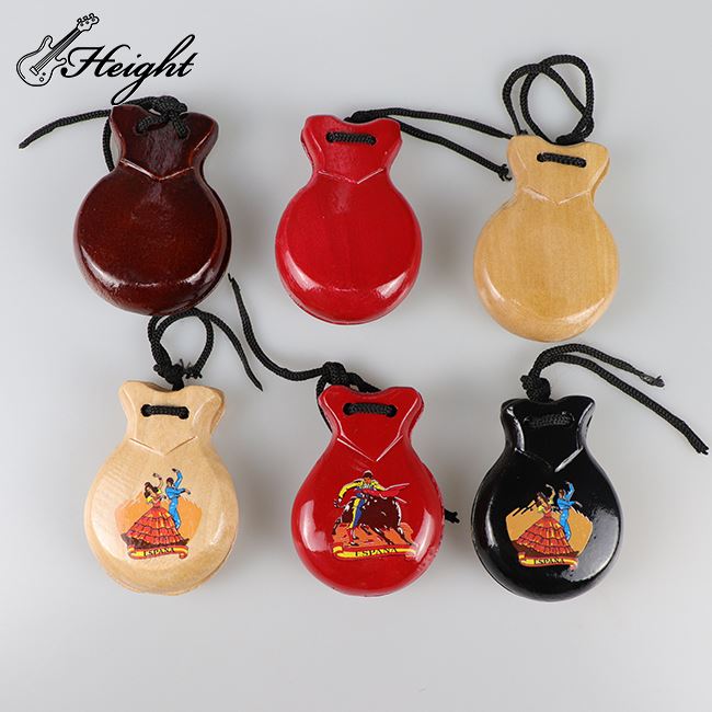 Castanets Sepanyol Flamingo Dance Mini Seashall Handy Castanet