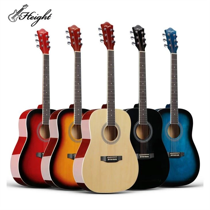 Black Glossy Childrens Acoustic Guitar For Shop