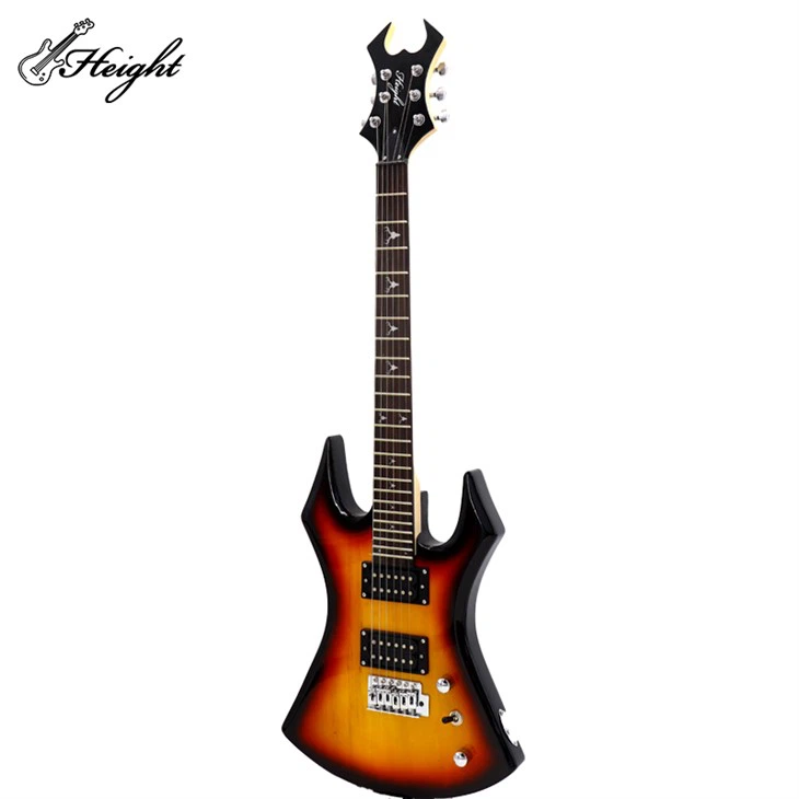 Left Handed Electronic Solid Wood Electric Guitar