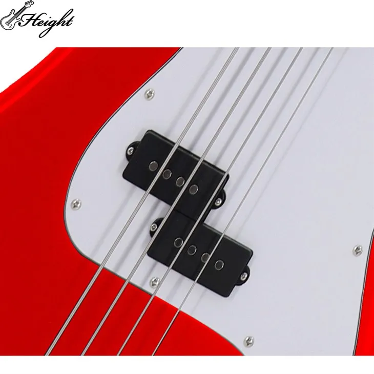 Professional Electric Guitar Electric Bass Guitar 4 String Soild Wood Body